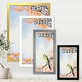 thumbnail image 4 of Beautiful Blue Bird Sitting On Flowering Branch II 24 in x 32 in Framed Painting Canvas Art Print, by Designart, 4 of 4