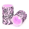 thumbnail image 2 of Psychedelic Oil Paint Pattern Flameless LED Candle Set with Remote, Battery Operated Color Changing Pillar Candles, Set of 2, 2 of 7
