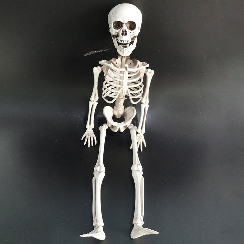 1 Halloween Prop Party Decoration Glitter Sparkle Creepy Scary Skeleton 16" 