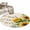 beige, variant on Round Area Rug 3 Ft, Yellow Sunflower Washable Non-Slip Circle Carpet for Living Room/Bedroom, Summer Botanical Elegant Pastoral Floral Low-Profile Small Floor Mats Collection Rugs for Indoor