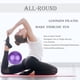 thumbnail image 4 of InnotechSC Pelota de Pilates 9", Pelota de Ejercicios Pequeña con Guía, Mini Pelota de Yoga para Pilates, Yoga, Entrenamiento Básico, Fisioterapia, Equilibrio, Estabilidad, Estiramiento, 4 of 7