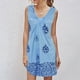 thumbnail image 2 of Vestidos de verano para mujer, camisa floral de playa, sin mangas, informal, suelto, sin mangas Pompotops  ghjkhdj8792, 2 of 5