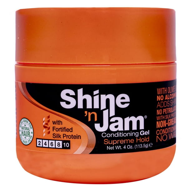 Ampro Shine 'n Jam Gel acondicionador Supreme Hold 4.0 oz (paquete de 1)