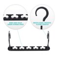 thumbnail image 3 of Dofulay Space Saving Hangers,10 Pack Plastic Adult Clothes Hanger Closet Space Saver Organizer,Black, 3 of 6