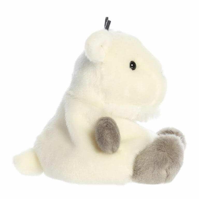 Aurora, Mini White Stuffed Animal, 5