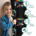 thumbnail image 3 of Blackout Kids Curtains,Game Controller Black Pattern Children's Insulated Curtains Set Of 2,Bedroom Essentials,Toddler Room Decor 52"x63", 3 of 5