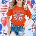 thumbnail image 2 of Gunia Kids Boys Girls 250Th Anniversary Shirt Short Sleeve 4Th Of July Independence Day Flag Patriotic Casual Crewneck Tops Tee Leisure T-Shirt For Toddler To 3-13 Years, 2 of 4
