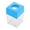 Blue, variant on Clear Paper Clip Dispenser Storage for Thumbtack Holder - Stylish and Functional Metal Pin Organizer for and Craft Use