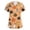A009-Orange, variant on Halloween Scrubs for Women Spooky Ghost Pumpkin Printed V Neck Short Sleeve Nursing Tops with Pockets Soft Stretch