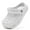 White, variant on GUBARUN Boys Girls Clogs Kids Slip On Beach Garden Shoes Children Sandals(Toddler/Little Kids/Big Kids)