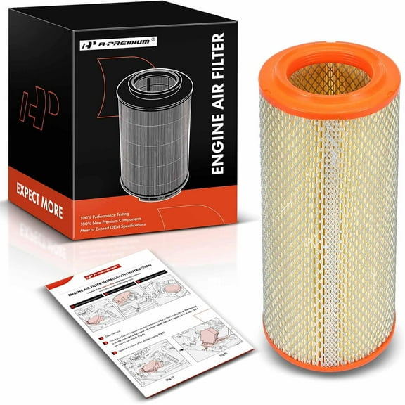A-Premium Engine Air Filter Compatible with Chevrolet, GMC Models, Express 1500 2500 3500 4500, Savana 1500 2500 3500 4500
