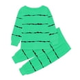 thumbnail image 5 of ZTKWD Toddler Kids Girls Boys Soft Comfy Tencel Stripe All-weather 2pcs Set 6M-12Y, 5 of 5