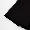 thumbnail image 4 of Fgnfyis Women's Solid Color Pleated Half Skirt for 2025 Spring and Summer Leisure Wear Fashionable Black L, 4 of 9