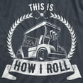 thumbnail image 2 of Mens This Is How I Roll T Shirt Funny Golf Cart Golfing Sports Graphic Father's Day Novelty Tee Graphic Tees, 2 of 7