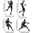 thumbnail image 4 of 2Pcs Basketball Painting Stencil Drawing Template on DIY Cards Making Album Wall Decoration 11.8x11.8inch, 4 of 7