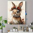 thumbnail image 4 of Qisvanset 12x16 Inch With Frame 2D Flat Wall Art Safari Animal Watercolor Elephant Baby Nursery Wall Print, 4 of 8