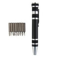thumbnail image 1 of Ensemble d'Ustensiles Tournevis pour Travail de Précision - Style Stylo Mini Torx Outil 8-en-1 avec Poignée Compacte pour Électronique et Tâches de Bricolage, 1 of 1