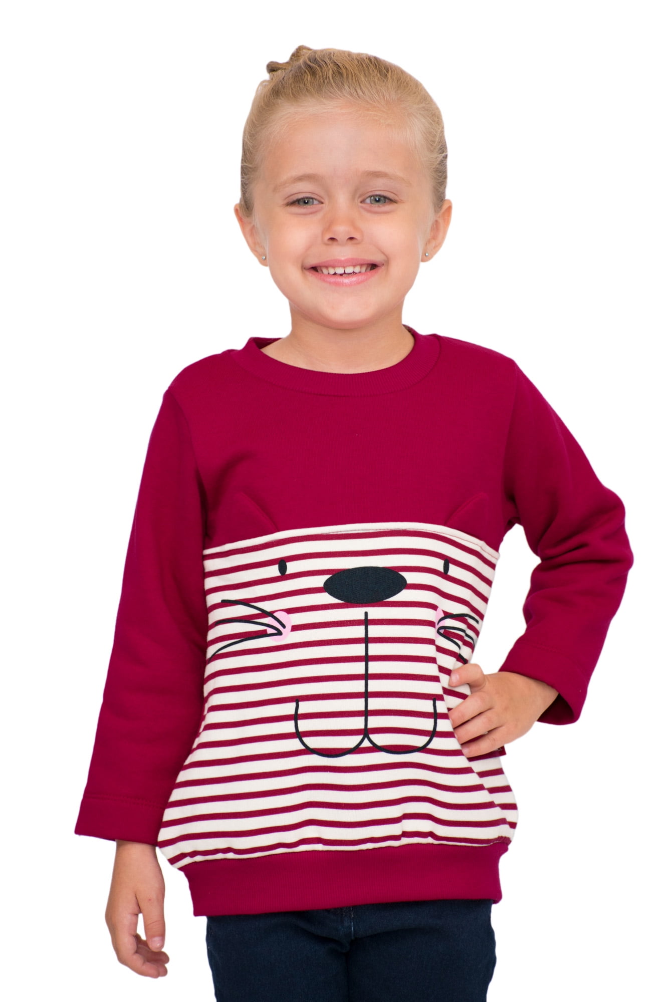 Pulla Bulla Pulla Bulla Toddler Girls' Graphic Sweatshirt Walmart