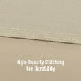 thumbnail image 6 of Porch Patio Swing Seat Cover Replacement, 600D Thicken Oxford Waterproof Fabric for Outdoor Garden 2/3 Seater Chair 58.3x19.7x19.7inch(Beige-L), 6 of 7