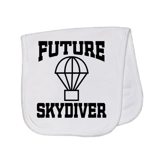 Inktastic Future Skydiver Baby Burp Cloth