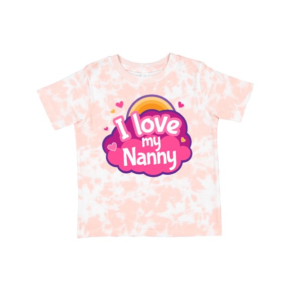 Inktastic I Love My Nanny Grandchild Girls Toddler T-Shirt