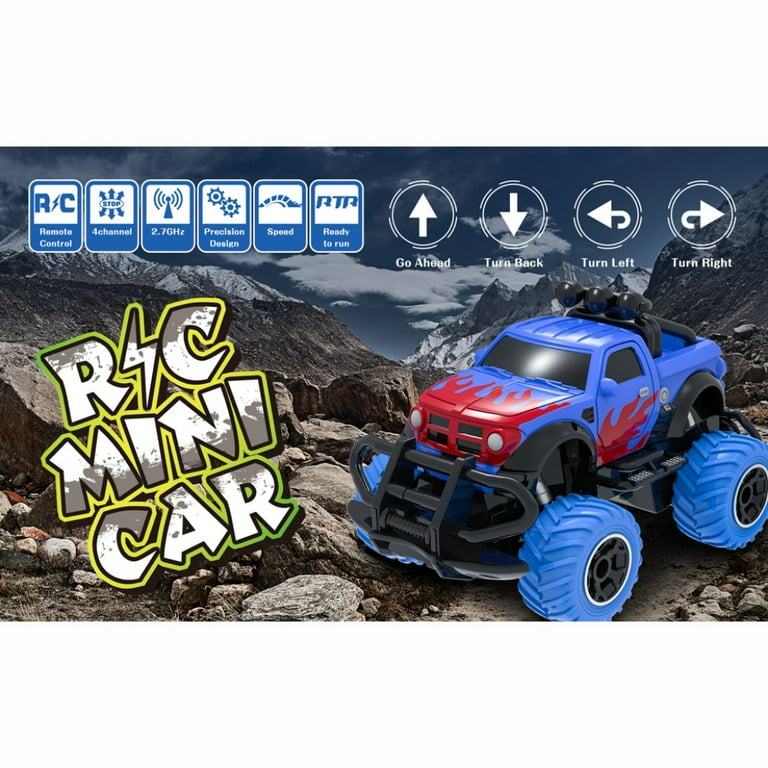 Toddlers Toys for 4 5 Year Old Boys RC Car Remote Control Trucks for 3 4 Year Old Kids Birthday Gifts Preschool Toys Cars RWD 1 43 Scale