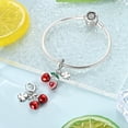 thumbnail image 4 of MULA 925 Sterling Silver DIY Charm 5A Zircon Fruit Clover Pendant fit Bracelet for Women Jewelry, 4 of 7