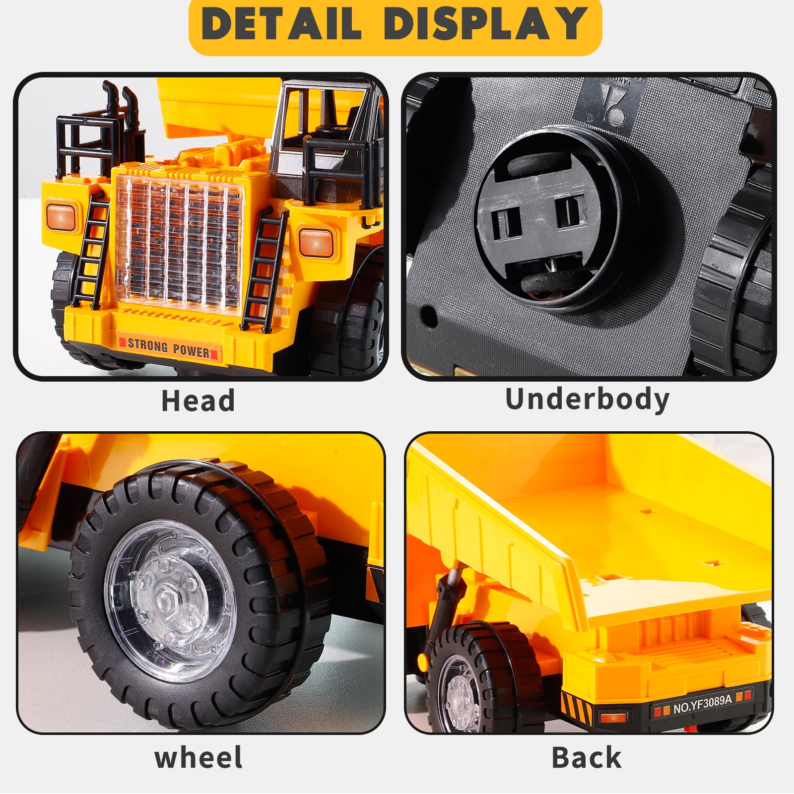 3D Printed WYZE Car Dump Truck Bucket. Wyze Car/cam/battery Not Included. 