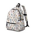 thumbnail image 2 of Cat and Bowtie White Pattern Cute School Backpack with Padded Back and Adjustable Shoulder Straps 13.4"x11"x4.7", 2 of 5