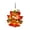 D, variant on Light Up Santa Face Christmas Hanging Decor - Safe LED Holiday Window Ornament for Home Xmas Celebration, Seasonal Arrangement and Holiday Gift Giving