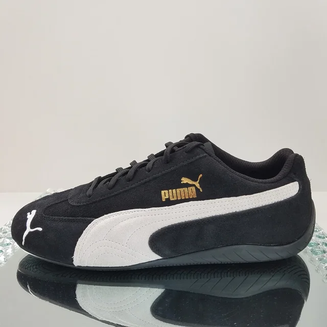 NEW Men's Size 8 PU & MA Speedcat LS Suede Casual Black Shoes 380173-01