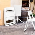thumbnail image 5 of Dream Folding Outdoor Bistro Set with White Table and 2 Red Chairs, 5 of 7