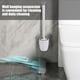 thumbnail image 4 of onlyliua Liquidación Cepillo de Baño con Émbolo para Inodoro, Cepillo de Pared, Cepillo Flexible, Cepillo Limpiador para Limpiar Esquinas y con Funda, 4 of 7