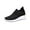 Black, variant on Fesfesfes All-Season Teen Girls Shoes Loose Comfy Knitted Shoes Anti-Slip Sole Casual Mesh Breathable Women's Sports Mesh Thick Bottom Shoes US:6.5(38)