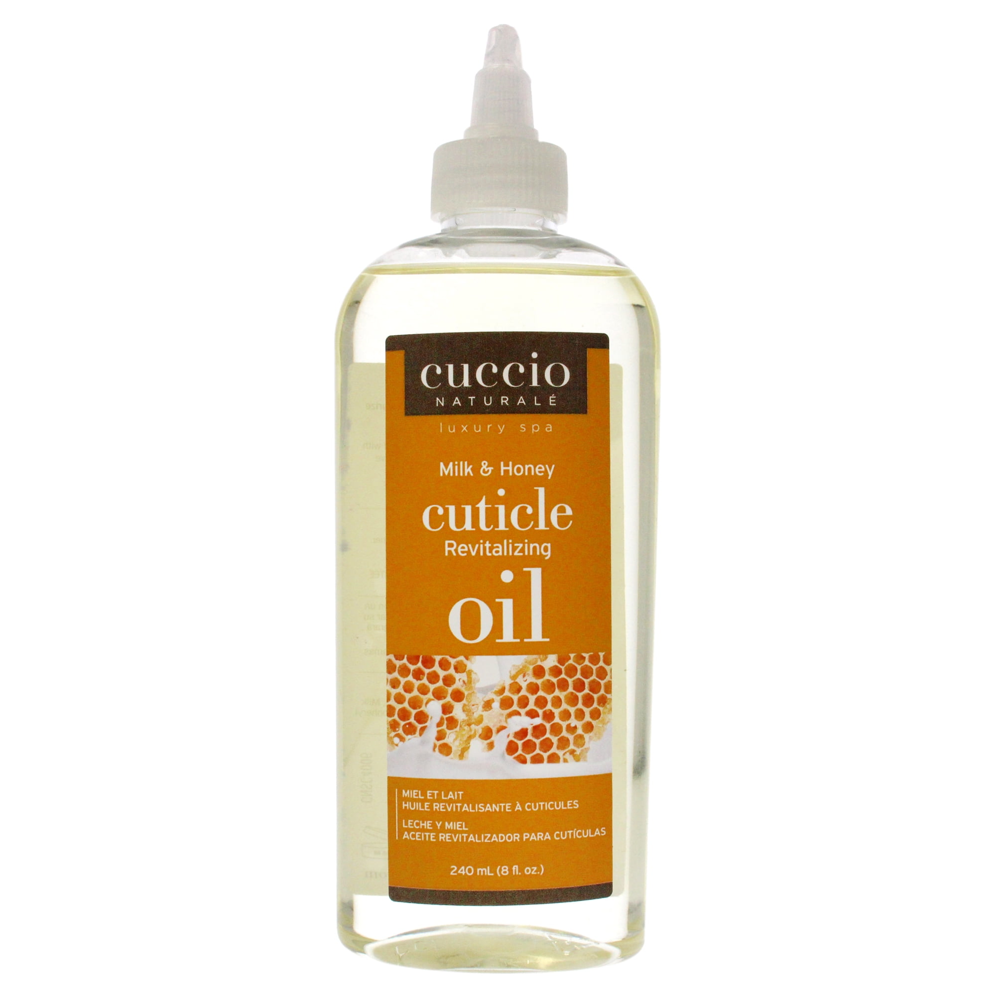 Cuccio Cuticle Revitalizing Oil - Milk and Honey Manicure, 8 oz Oil
