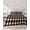 Beige, variant on 4 Piece Queen Sheet Set Black Blue Plaid Sheets Set for Queen Size Bed, Breathable Soft Microfiber Bed Sheets Cooling Country Buffalo Checked Gingham Fitted Sheet Deep Pocket, Pillowcases