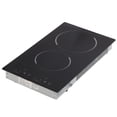 thumbnail image 1 of Plaque de Cuisson Électrique en Céramique, Bouton Haute Sensibilité Design Intégré Plaque à Induction pour Maison Prise US 110V, 1 of 8