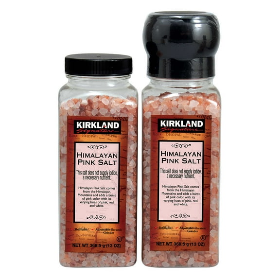 Kirkland Signature Himalayan Pink Salt, 13 oz, 2 ct