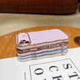 thumbnail image 5 of Compatible with iPhone 14 Case for Girls Women,Cute Curly Wavy Grip Design with Love Heart Pattern Case Plating Edge Full Camera Protection Soft Shockproof Phone Case for iPhone 14-Pink, 5 of 11