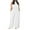White, variant on VerPetridure Women's Sleeveless Plus Size Turtleneck Jumpsuits for Women Summer Solid Casual Loose Rompers Wide Leg Long Pants with Pockets