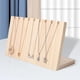 thumbnail image 2 of Soporte de joyería de collar en forma de L Zulema colgador organizador de madera, 2 of 8