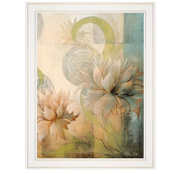 Meandering Flowers II by Dee Dee Printed Wall Art Wood Multi-Color