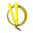 thumbnail image 2 of ziyahi Speed Skipping Wire Rope Indoor Outdoor Jumping Rope Weight Loss Exercise Home Gym Workout Tool, Yellow, 2 of 6
