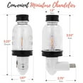 thumbnail image 6 of Autumn Alley Black Mini Mason Jar Nightlight with Warm Glow LED Bulb, 6 of 7