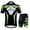 Green, variant on Cycling Jersey and Biker Shorts Padded Road Riding Short Sleeve Set Bike Outfit for Men Yellow XL