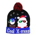 thumbnail image 1 of Bonnet Lumineux à LED Bonnet Tricoté Coloré Bonnet de Noël à LED, 1 of 9