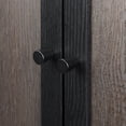 thumbnail image 7 of Sango Arch 2 Door Cabinet - Black, Stylish and Functional Storage, 7 of 7