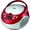 Red, variant on Emerson Portable CD Player with AM FM Stereo Radio
