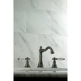 thumbnail image 4 of Fauceture FSC1974APL American Patriot Widespread Bathroom Faucet, Black Stainless, 4 of 5