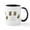 White/Black Inside, variant on CafePress - Mah Jongg Flower Mug - 11 oz Ceramic Mug - Novelty Coffee Tea Cup